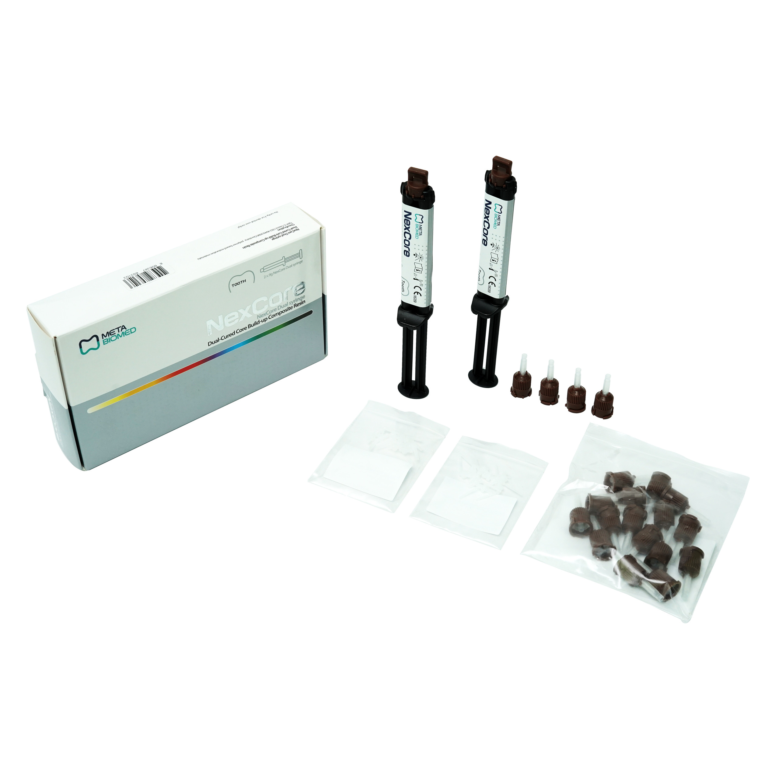 Meta Nexcore Dual Cured Core Build Up Comnposite 2x9gm Syringe